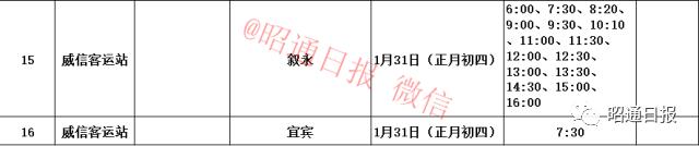 昭通汽车站和昭通客运南站,元江县汽车客运站发班表