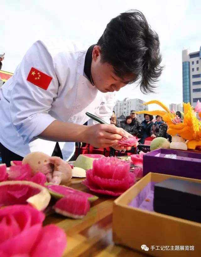 青岛糖球会萝卜雕刻,青岛萝卜糖球会摄影作品