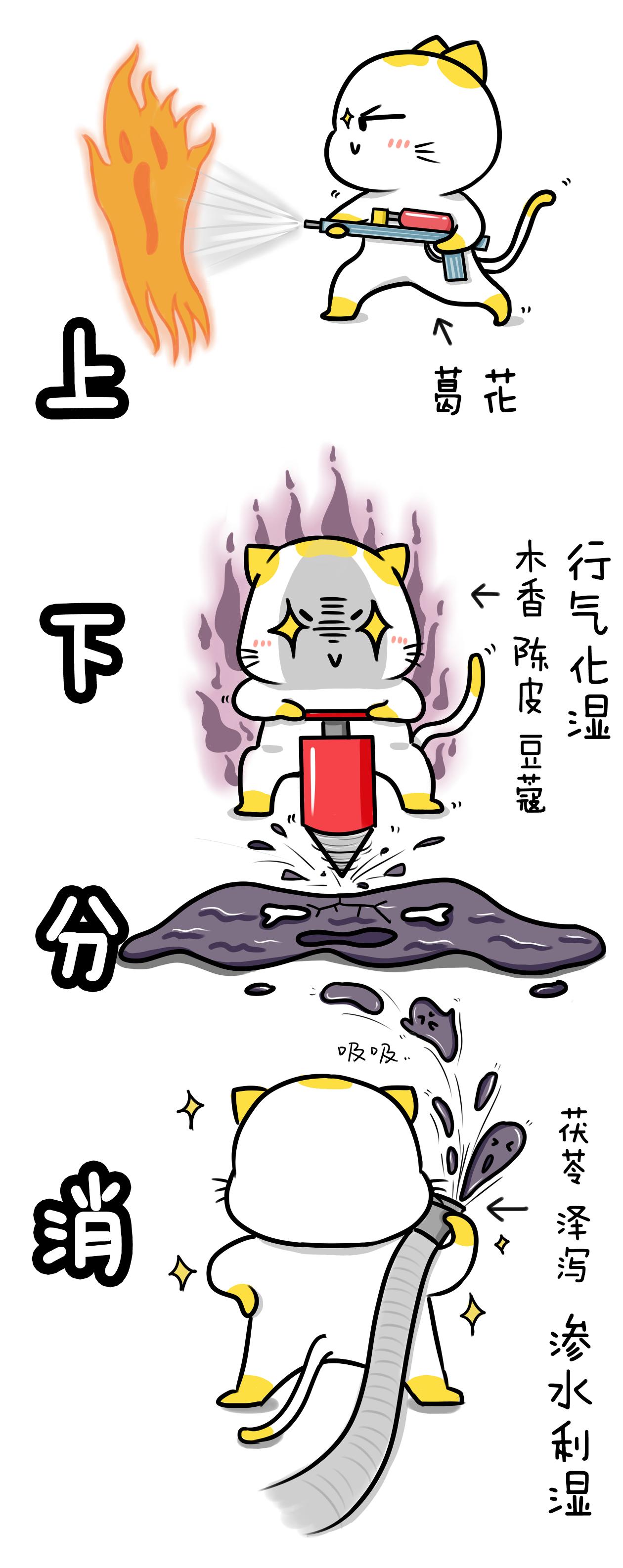 苏叶猫漫画中医:中药解酒法