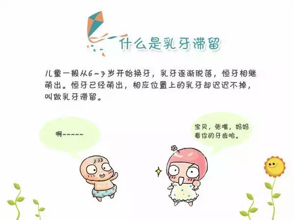 乳牙滞留的图片,下切牙乳牙滞留