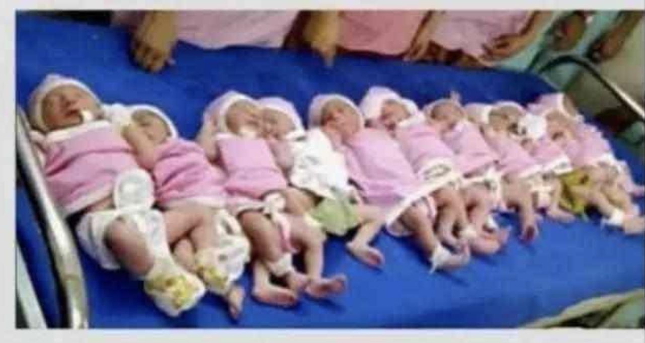 人类一次最多生几个孩子,人类一次能生多少小孩