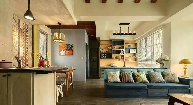 惟妙惟肖的山林感惬意生活北京西山艺境140平米现代简约风格