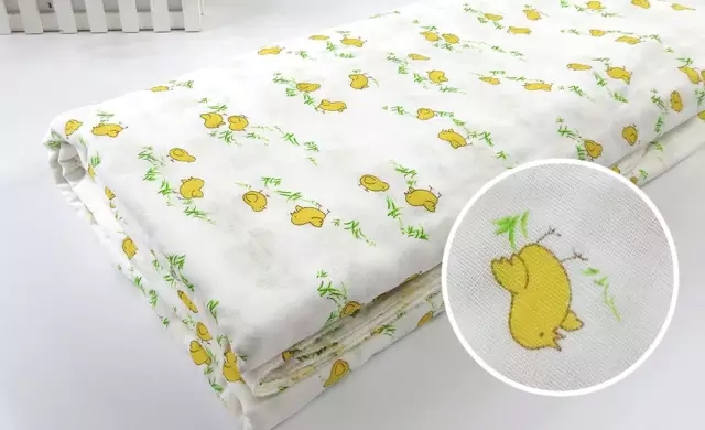 给宝宝做的双层纱布,ins风婴儿纱布