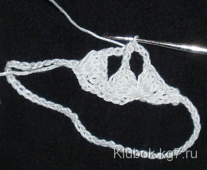 钩针编织六瓣花的尖怎么勾,好看易钩无需打底的钩针花型