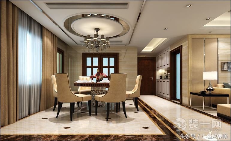 180平4房现代轻奢效果图,厦门美地雅登四里花园洋房图