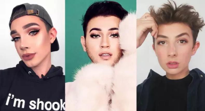 一个男的美妆博主化妆后超级美,男美妆博主化妆视频