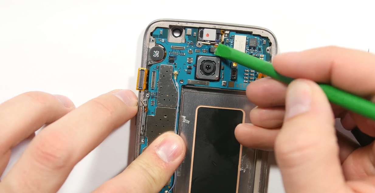 三星s7edge拆机修电源键,三星s7edge拆机视频