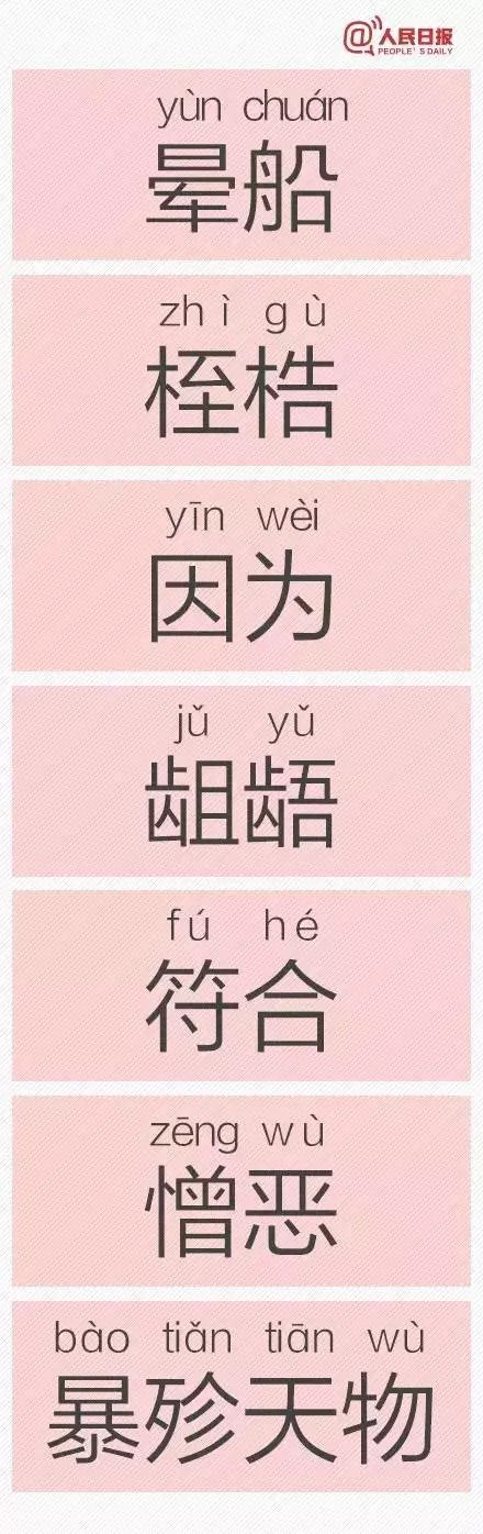 看到这些汉字，我怀疑我可能学了假汉语~