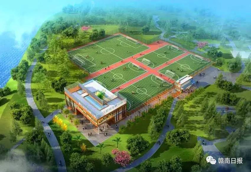 赣州足球主题公园在哪里,赣州在建足球场
