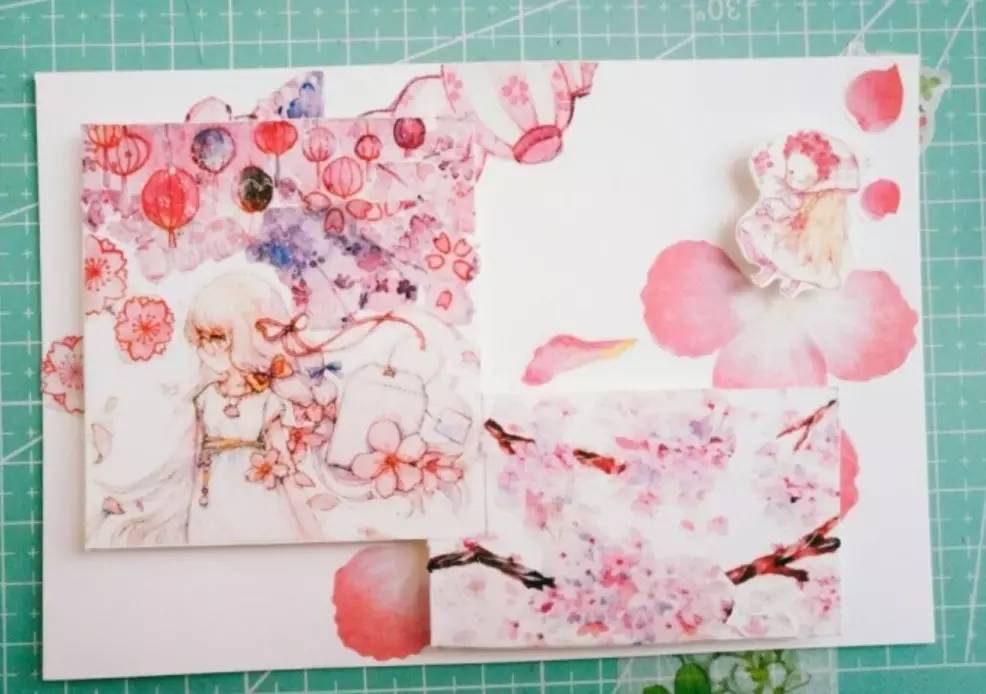 日本和风纸胶带,日本樱花纸胶带