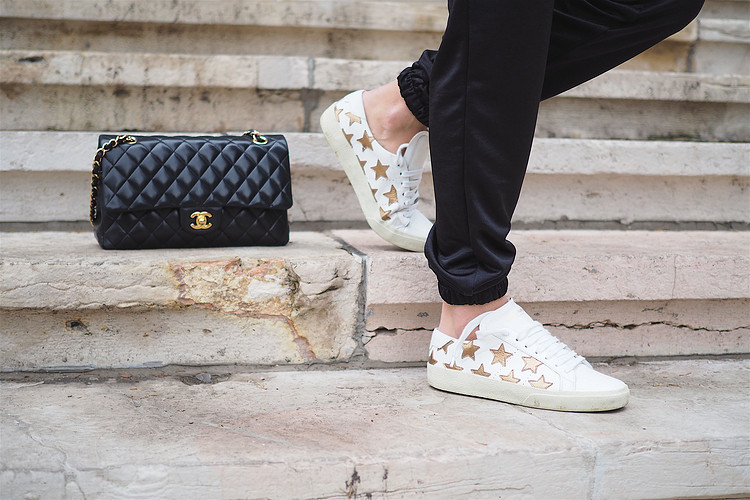 ysl小白鞋rose,ysl最新款鞋