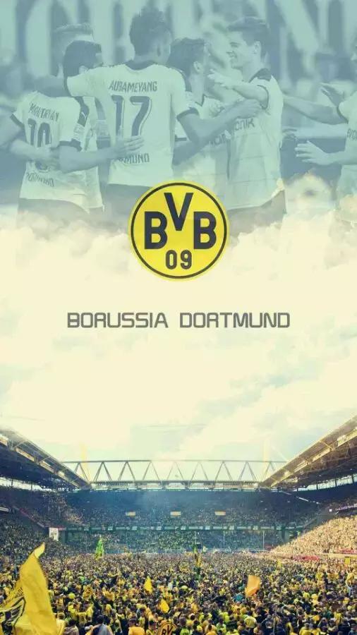 多特蒙德队徽壁纸,多特壁纸全屏高清4k