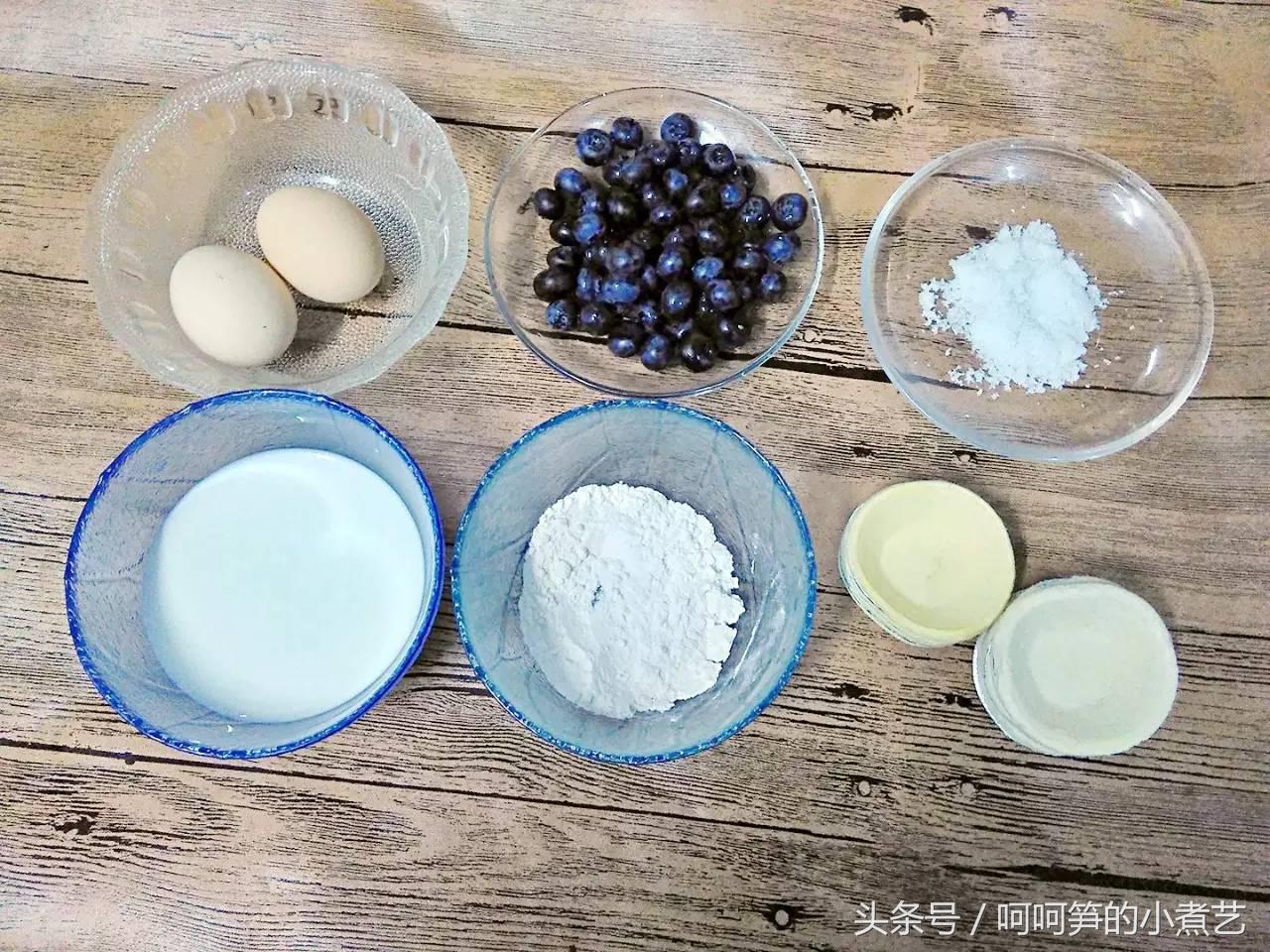 植树节，春游去~蓝莓蛋挞