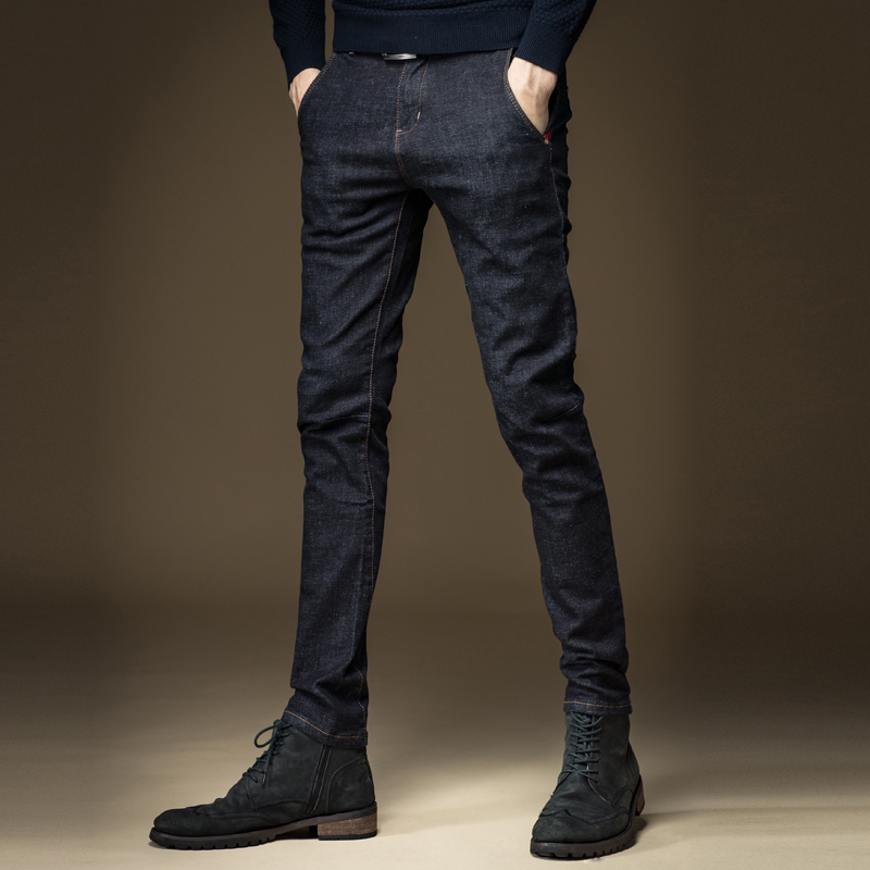 潮流百搭型男小脚牛仔裤,高颜值牛仔裤男士显腿瘦