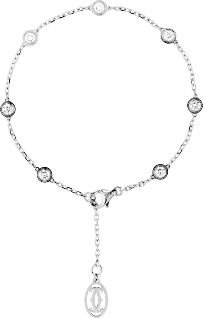 高贵上档次的潮流钻石手链,手链轻奢钻石