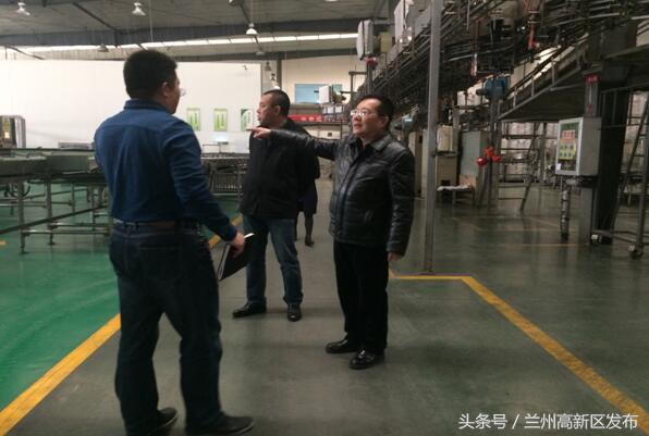 彭铖一行调研兰州中富容器有限公司