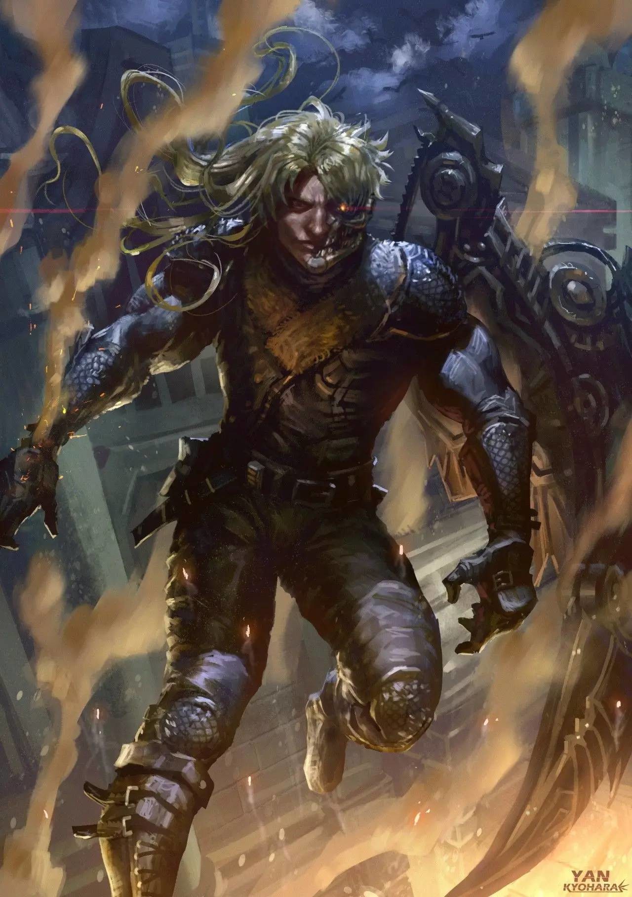 又酷又狂野的人物插画,插画狂野