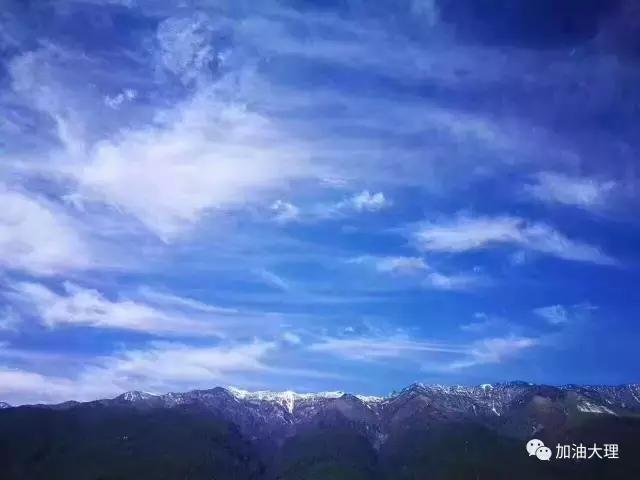 大理美丽的云图片,大理的云彩