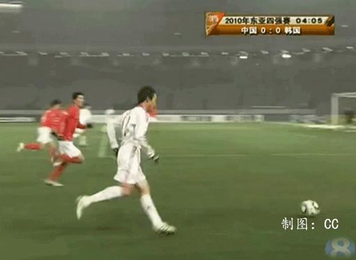 邓卓翔任意球破门完整版,中国对韩国邓卓翔进球