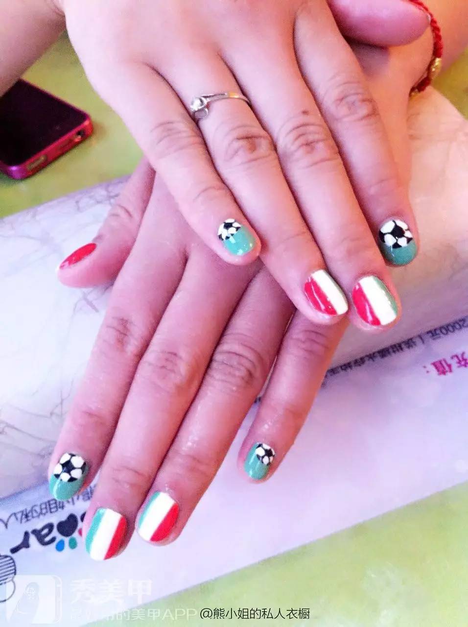 足球美甲视频,足球美甲葡萄牙