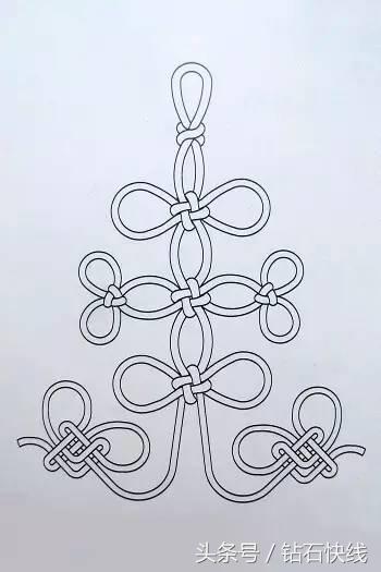 最简单红绳结编法图解,中国结编织红绳子的编法
