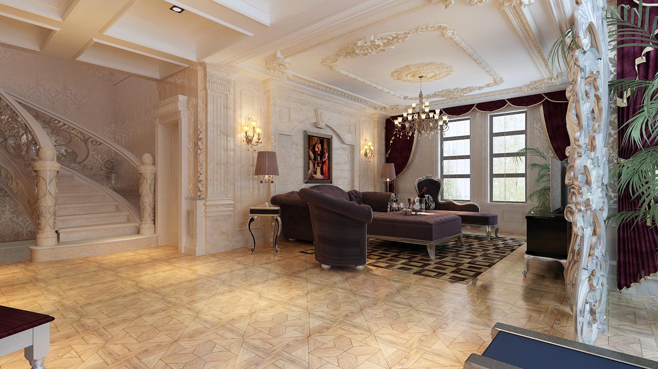 沈阳方林装饰298平别墅,沈阳方林装饰别墅案例