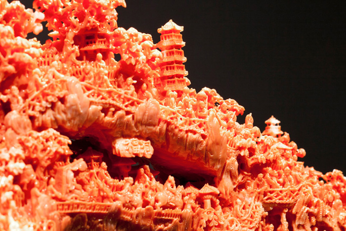 台湾博物馆红珊瑚是真的吗,红珊瑚馆藏品欣赏
