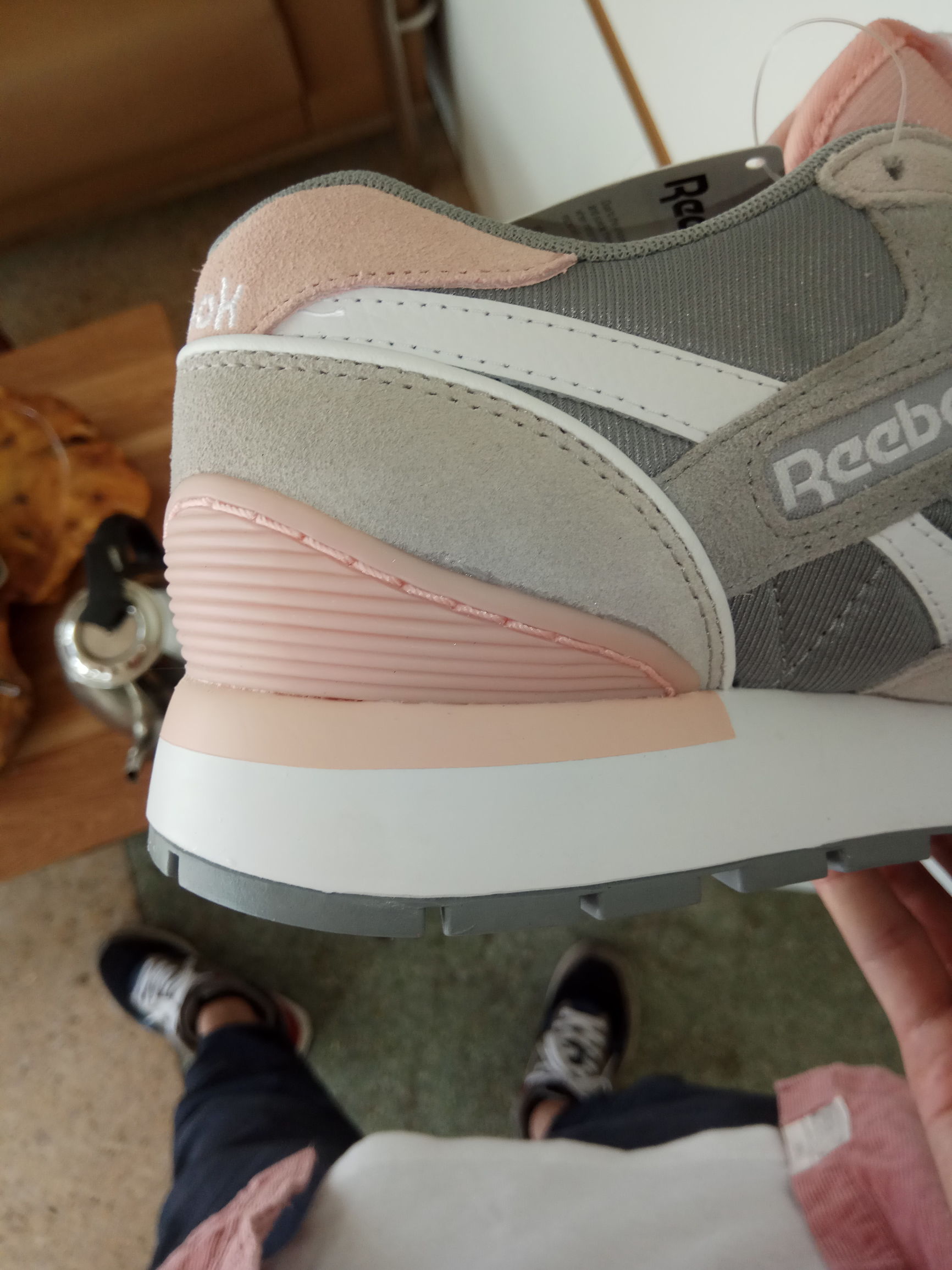 锐步reebok橘黄色跑步鞋,reebok锐步solefurylux跑鞋