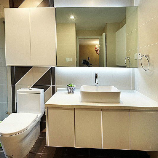 实用的浴室柜组合设计,浴室柜流行的风格图片大全