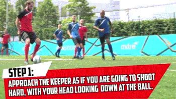 射门只会推射,射门只会兜射