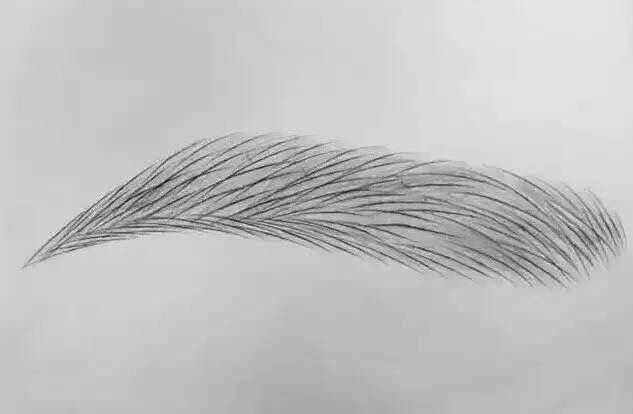 雾眉和线条眉的图片,雾眉与线条