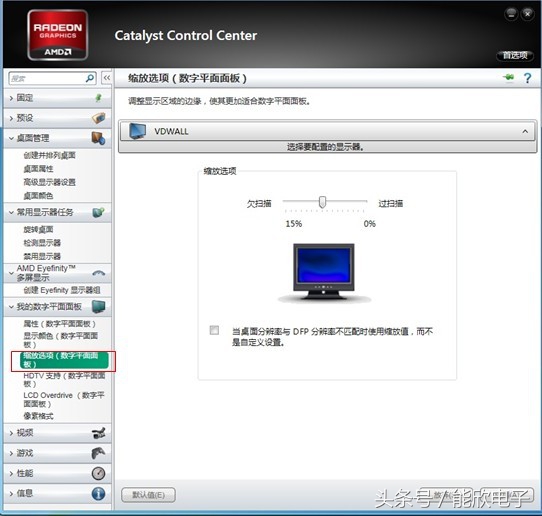 LVP606：接入台式机或笔记本信号，图像输出不满屏？