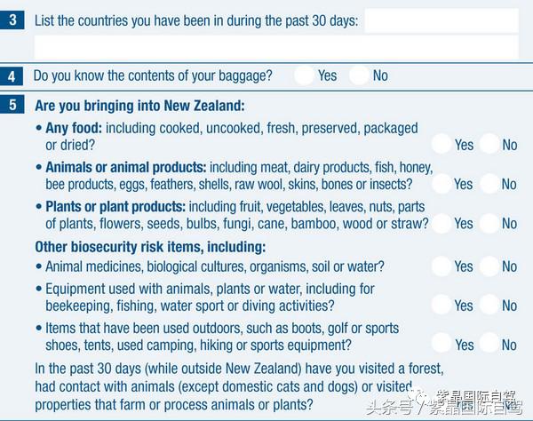启程前必读！新西兰详细入境全流程指南