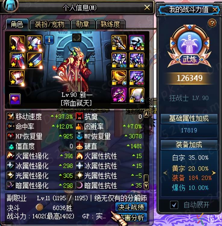 谁是DNF无冲突SS防具之王红眼实测天御与上元节伤害