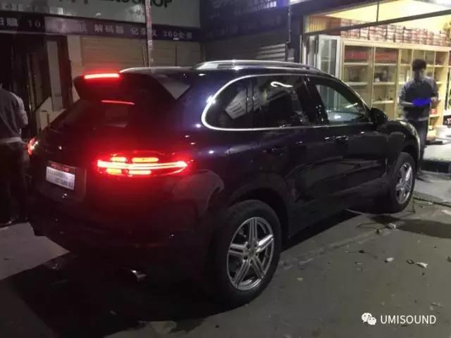 保时捷卡宴铂金版加装dsp功放,保时捷卡宴加装功放