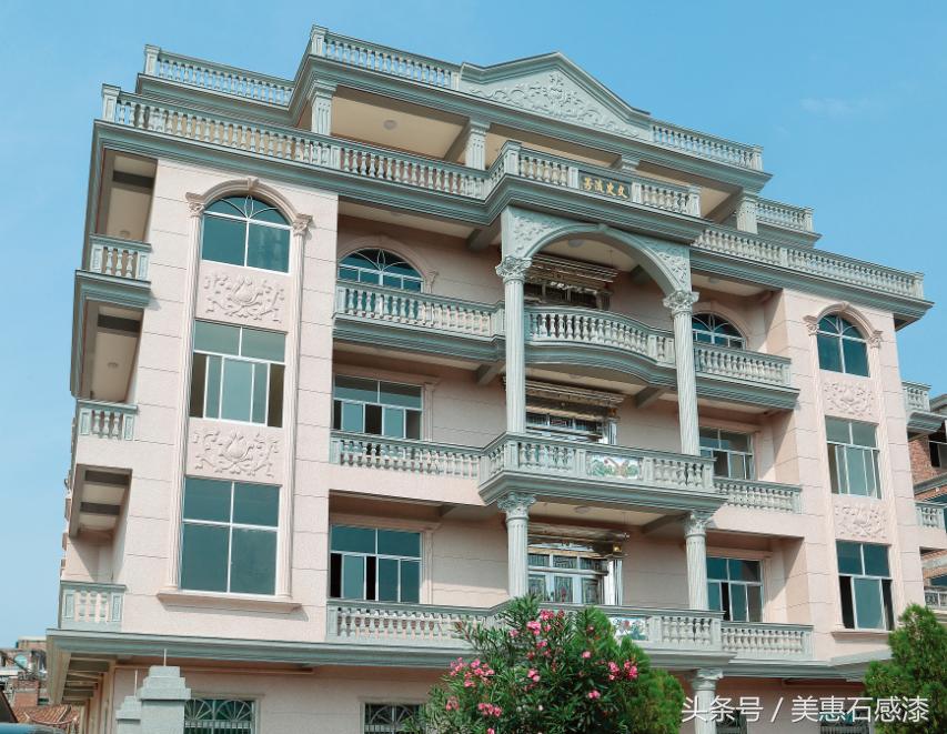 石感漆十大品牌排名,最新外墙石感漆效果图