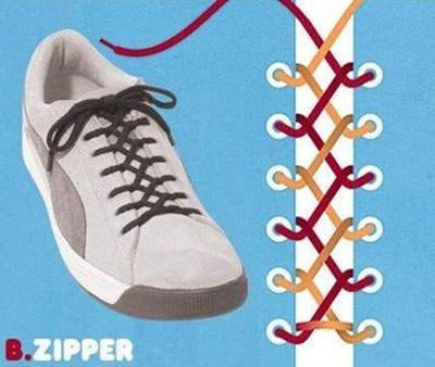 旅游鞋鞋带的24种系法,花样穿鞋带100种视频