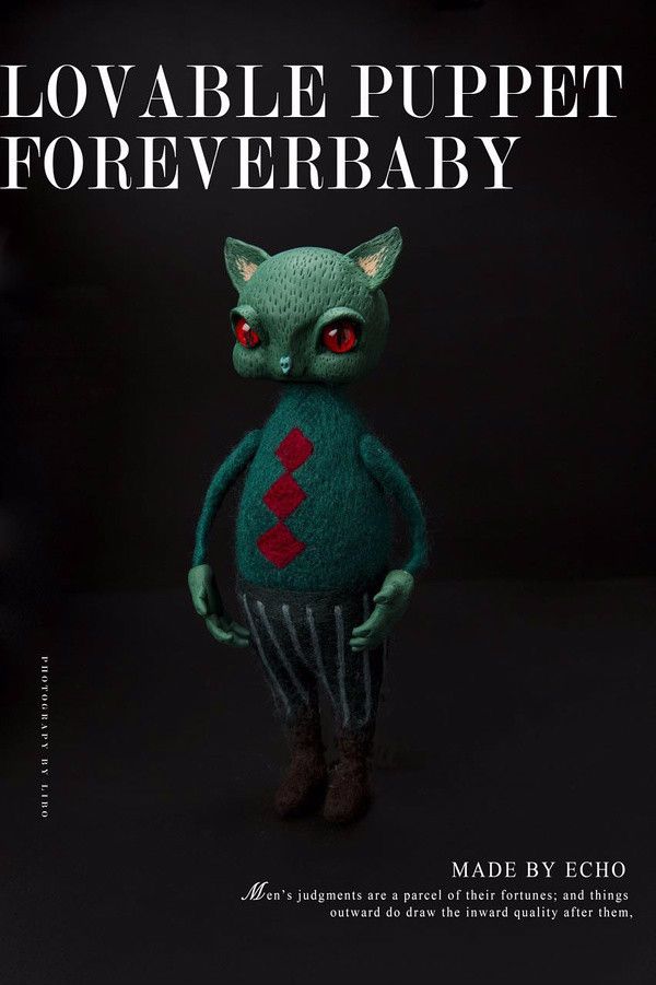 玩偶设计师林良如：怪趣毛毡展览——《23个小怪兽》