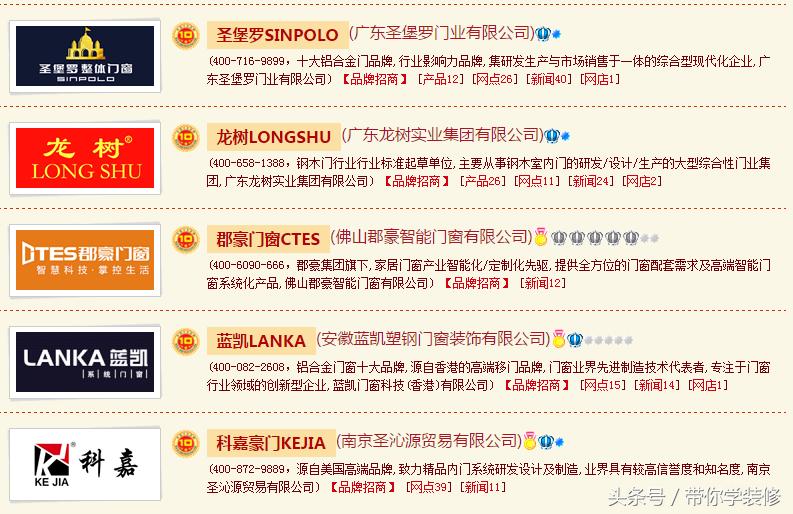 门窗装修材料大全,现在装修门窗用什么材料好