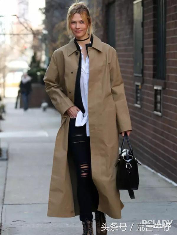 开春针织开衫外套搭配什么内搭,新款时尚牛仔外套风衣