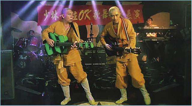 周星驰赵薇少林足球化妆,周星驰拍摄少林足球花絮