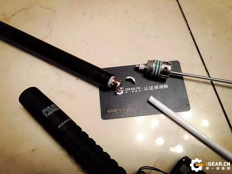 弘安保罗17寸钛合金机械棍,弘安保罗甩棍钛合金