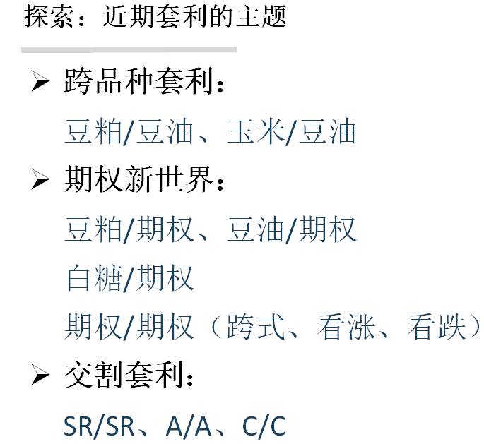 期享汇重磅纪要｜农产品期权丰富套利方式实战要告别游击队战法