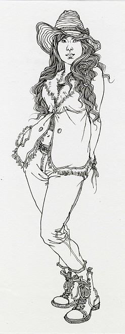 速写默写文稿,速写衣纹默写