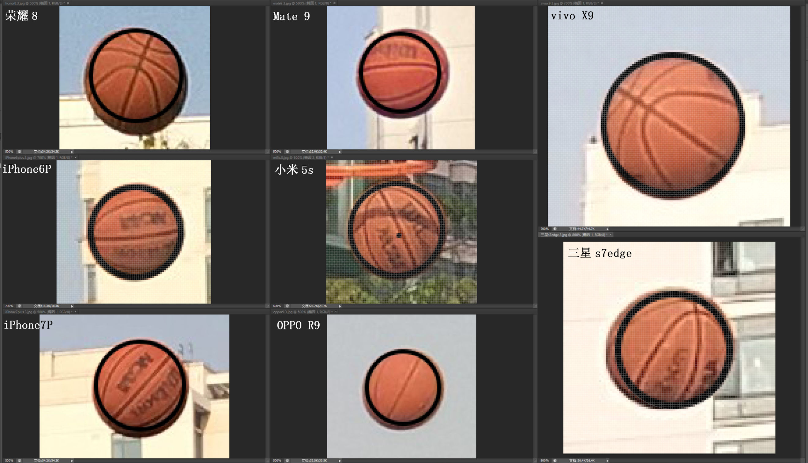 三代机皇拍照对比测试,各大旗舰机拍照对比