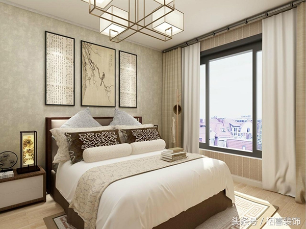 金科122平中式装修风格,房子112平三居室装修中式风格图片