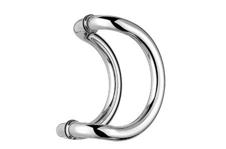 玻璃门是做有拉手还是做无拉手,铝合金玻璃门更换锁教程