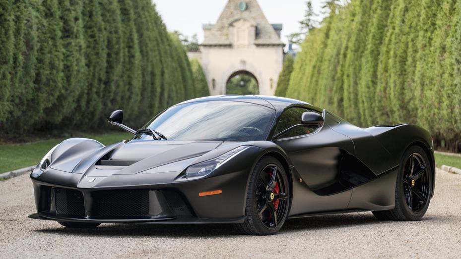 法拉利laferrari黄金色,哑光黑法拉利laferrari