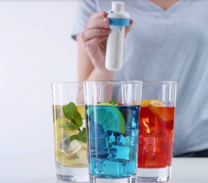 白开水秒变气泡水,白开水秒变饮料神奇吸管