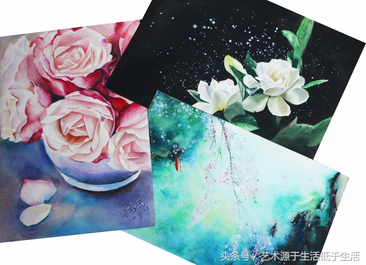 水彩画怎么铺底色,水彩画如何涂匀